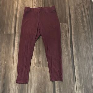 Pre-Loved: Burgundy Leggings